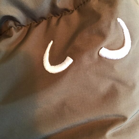 Wuxly EKO Vegan Puffer Army Green Jacket Size Medium M NWOT - Picture 3 of 10